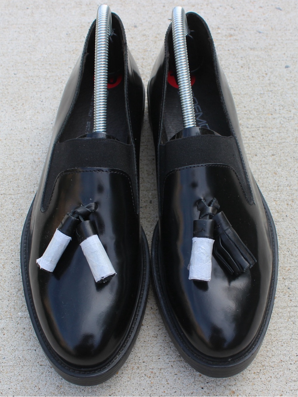 Boemos Women's Italian Leather Tassel Loafers Sz 10